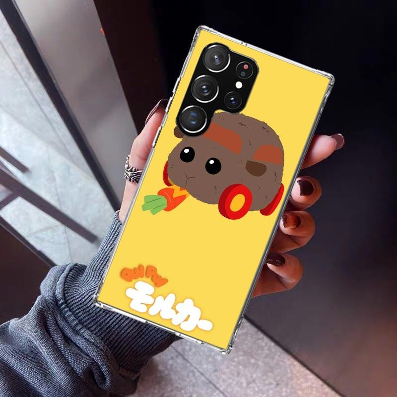 

Cute PUI PUI MOLCAR Phone Case For Samsung Galaxy S23 S24 S25 Edge S26 Ultra S22 + S21 Plus S20 FE Cover Silicone Print Shell Ga Samsung S20 Ultra