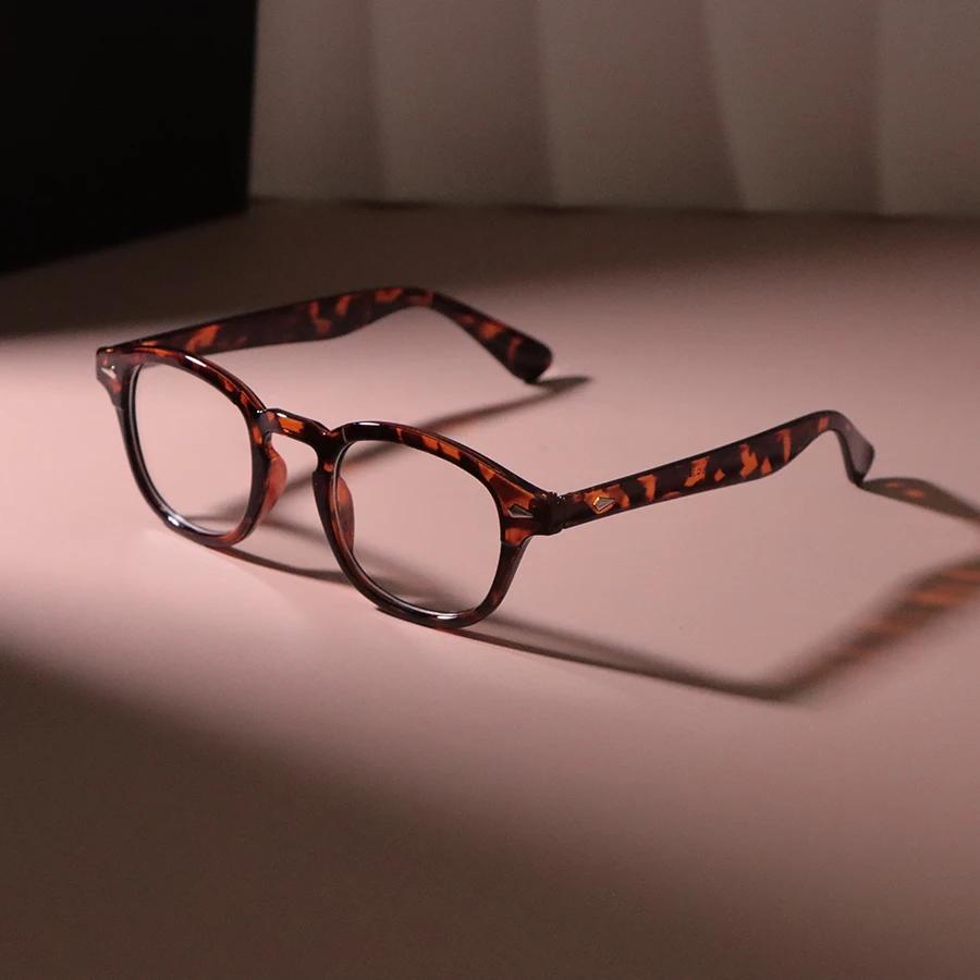 

Retro Round Glasses Women Men Brand Oval Vintage Eyeglasses Frame Male Clear Lens Mirror Outdoor Transparent Lens Gafas леопардовий