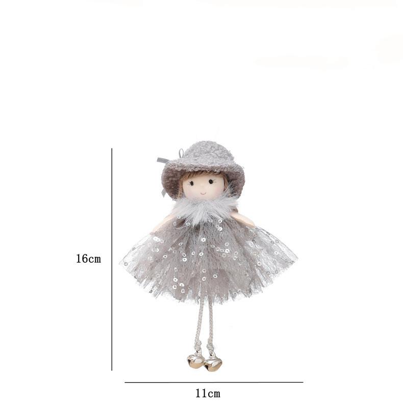 Christmas Decorations Cute Plush Angel Christmas Tree Decoration Pendant Small Pendant