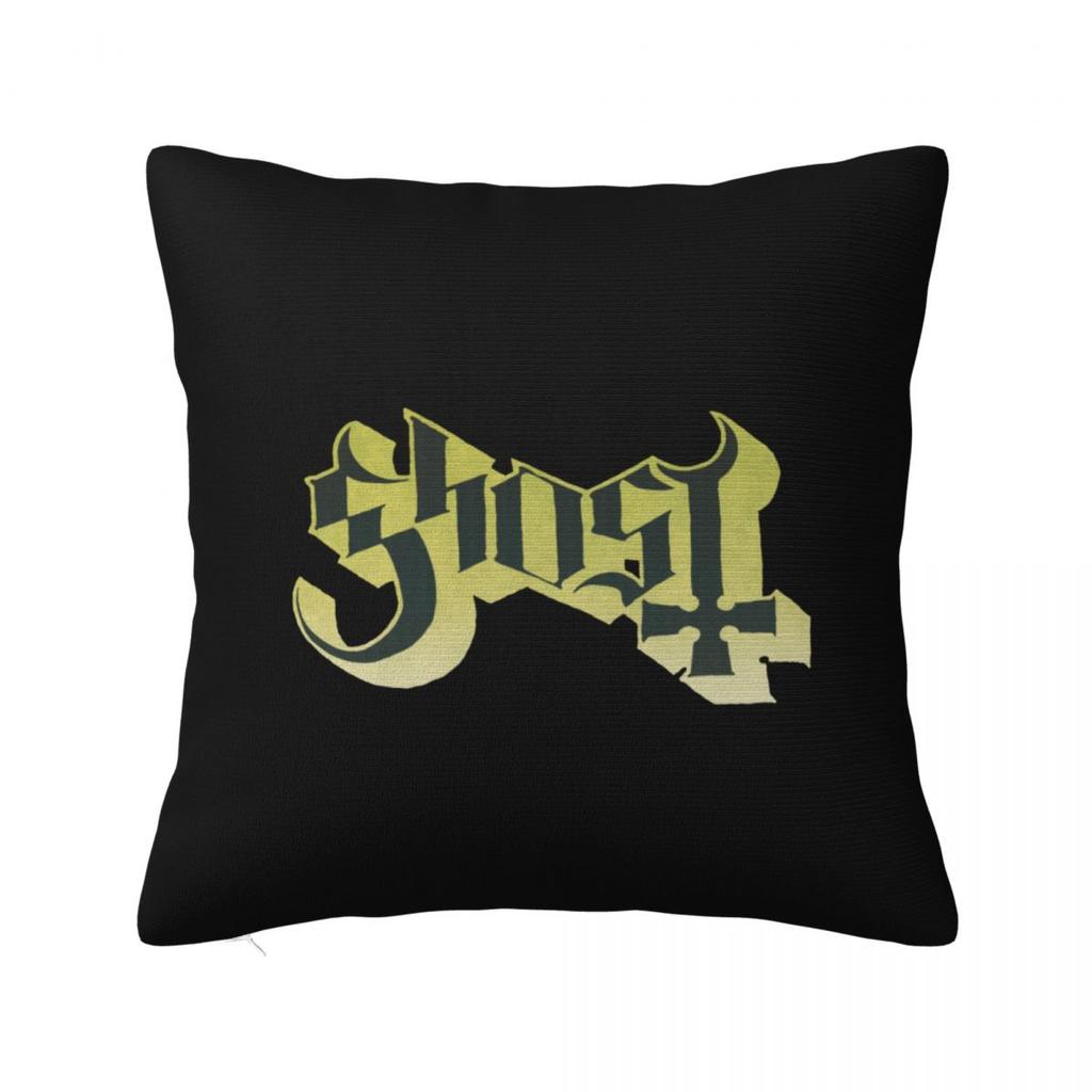 Rock Band Ghost BC Square Pillowcase Cushion Cover Pillow Case Throw Pillow Cover for Home Bedroom Car