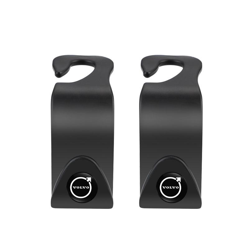 2Pcs Car Seat Back Hooks Auto Accessories For Volvo V50 V70 S90 Olestar AWD XC40 S80 T6 V90 Rdesign V60 V40 XC60 XC90 S60 C30
