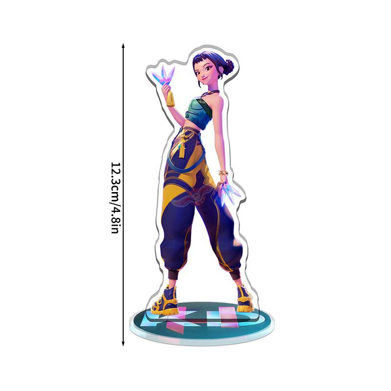 K-pop Demon Hunters Desktop Ornament Hunters Boys Group Figure Acrylic Stand Cartoon Ornaments Anime Po Frame