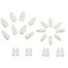 Fashionable Ins Style Electroplated White Moonlight Manicure, Pure Girly Style Pearl White Temperament Wearable Nails