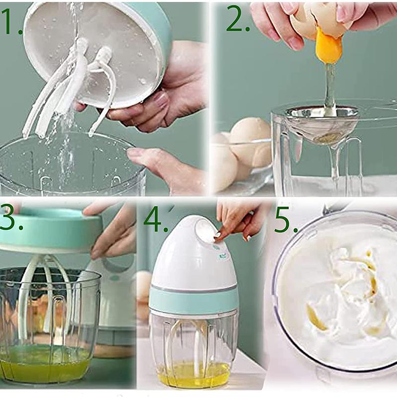 Elektrischer Milchaufschäumer Vollautomat Kaffeeschaumer Schneebesen Mixer Rührer Eieraufschläger Küche Faules Backen Sahne Ei Rührwerkzeuge