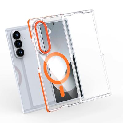 Etui na Samsung Galaxy Z Fold 7 Twarde Przezroczyste Magnetyczne Magsafe Bezprzewodowe Ładowanie Ochronne Etui na Z Fold 7 6 Powłoka na telefon