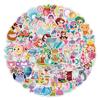 100 Fairytale Princess Waterproof Stickers: Skateboard, Luggage, Phone Decor