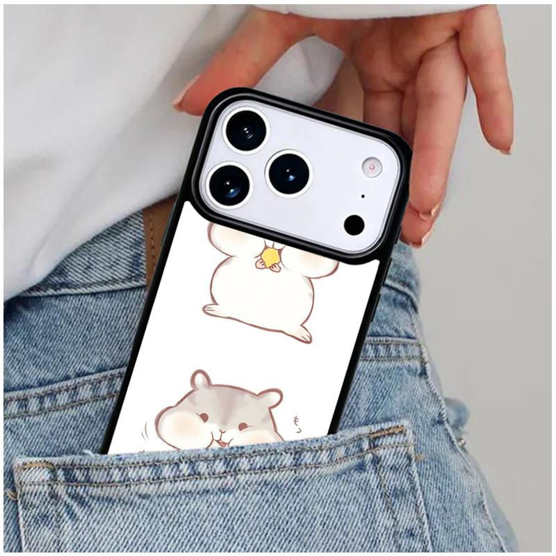 Guinea Pig Hamster Collage soft Phone Case for iPhone 16e 15 14 13 12 17 Pro Max Plus Air 17pro Cover Coque