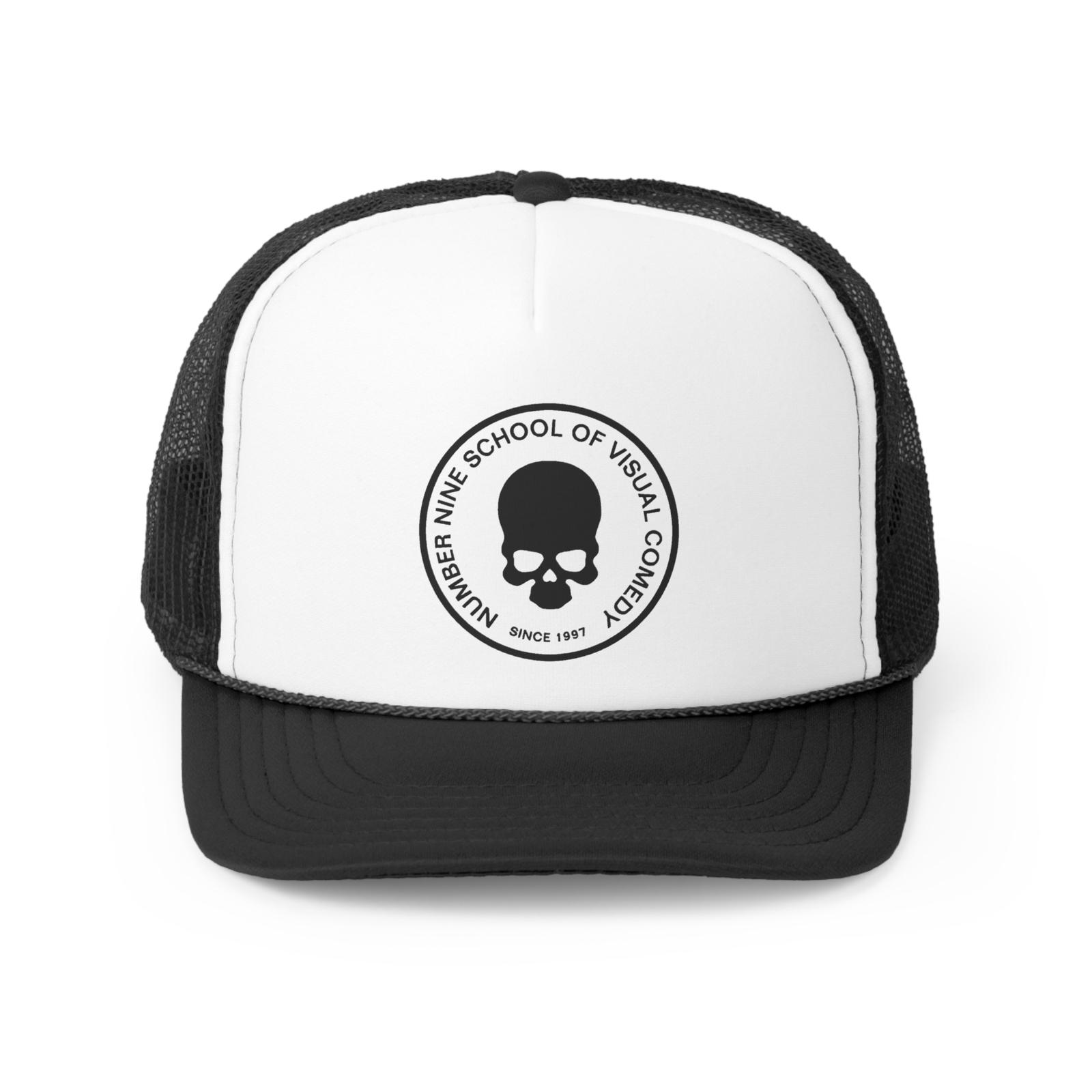 Number Nine School Of Visual Comedy Trucker Hats XXL