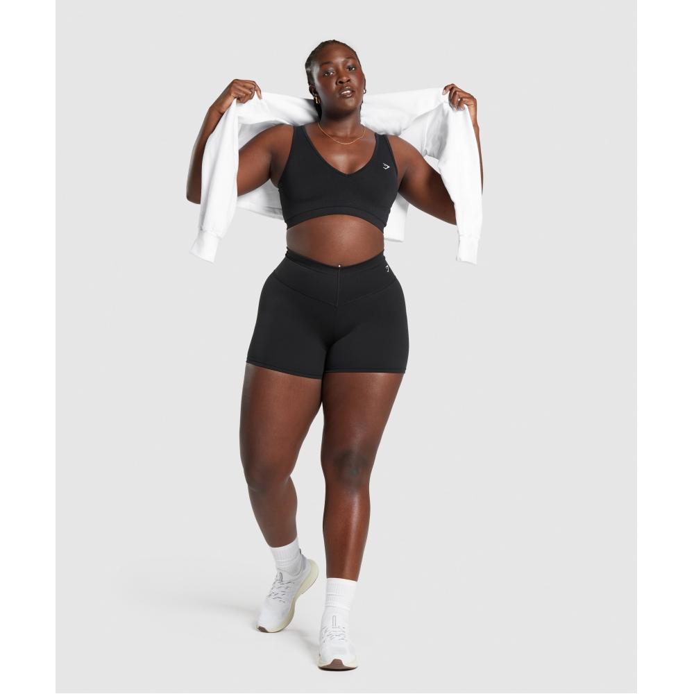 Gymshark Everyday Seamless Sports Bra Black B8a4t Bb2j