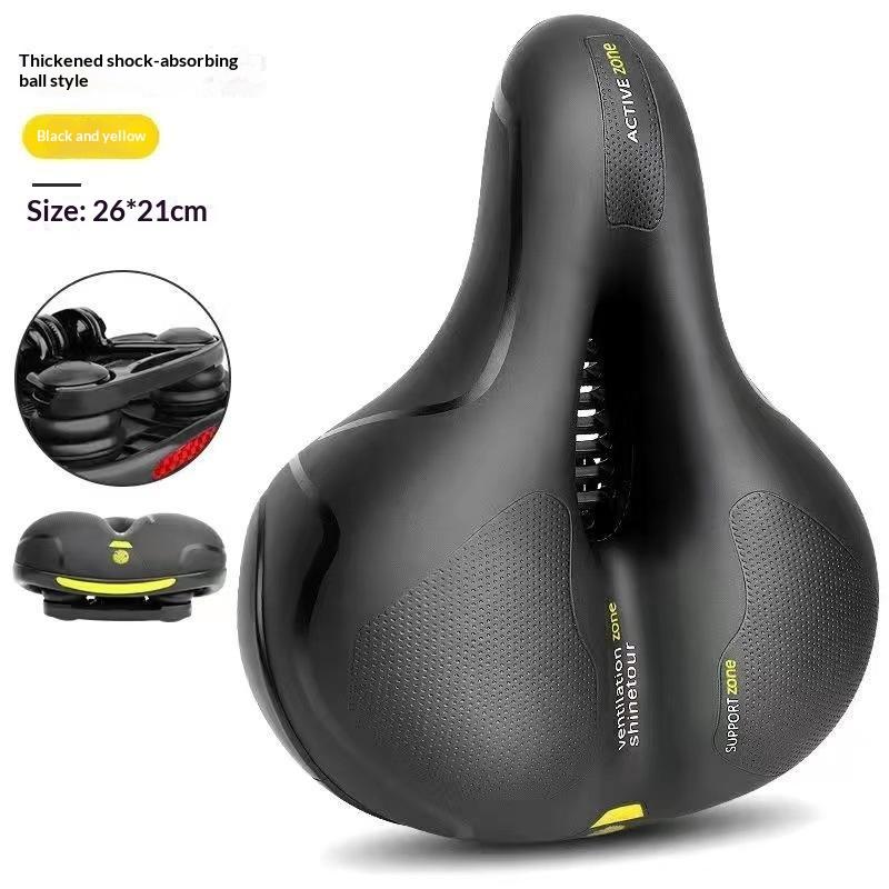 Women'S Men'S Absorbing Bike Seat Comfortable Thickened Super Soft Mountain Bike Seat Universal Bicycle Accessories