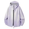 Mens Windproof Waterproof Softshell Jacket Outdoor Hiking Coat With Hood Loose Fit