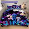 3Pcs Cyberpunk Jinx Artwork Bedding Sets For All Sizes New 3D Printed Bed Cover Comforter Duvet Cover Pillowcase Bedroom Decoration