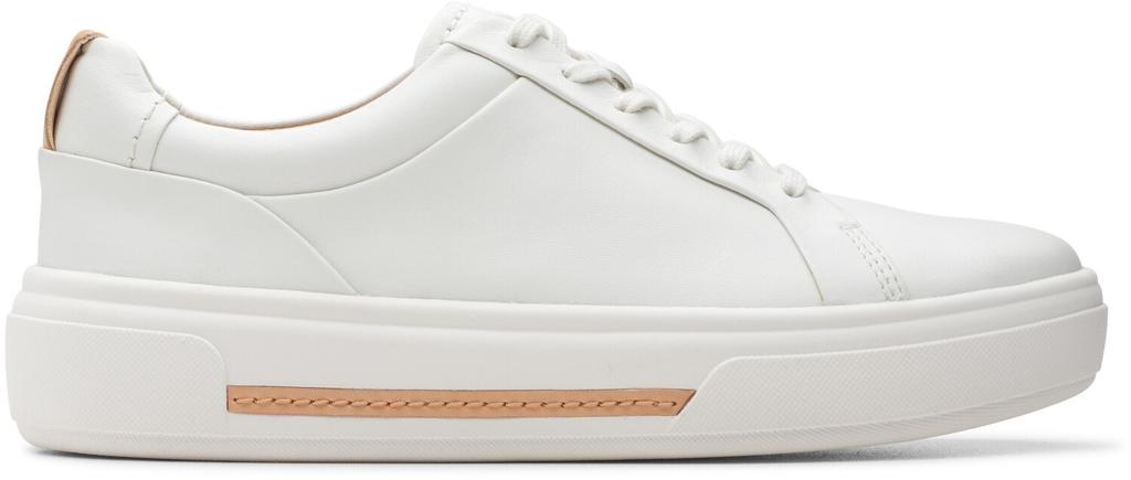 Кроссовки Clarks Womens Hollyhock Walk из белой кожи