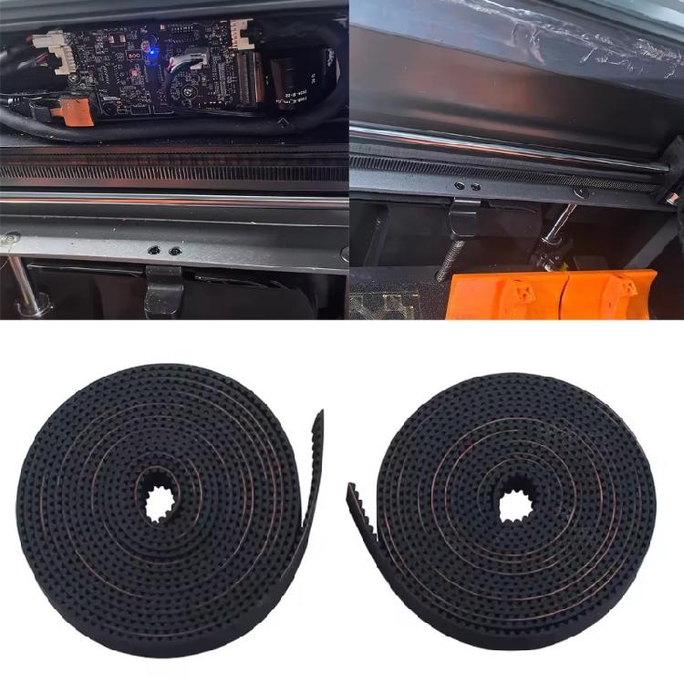 Synthetic Belt Assembly Quick Assembly Flexible Open Drive Belt Replacement for Plus 3D Printer Accessories