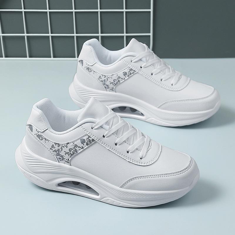 

Осенне-зимние сетчатые кроссовки-качалки, уличная обувь для путешествий, спортивные ультралегкие одинарные женские туфли 42 белый