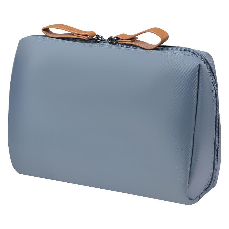 Large Capacity Portable Fashion Minimalist Cosmetic Toiletry Storage Pouch синий