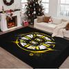 Boston Bruins Rug Area rug for Livingroom, Bedroom, Palyroom, Chair Rug, Office Rug, Floor mat, Large Size Fan Christmas Birthday gift