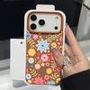 Ledertextur TPU Handyhülle Für iPhone 17 17e 16e 16 15 Pro Max 14 13 Pro Max 11 Rosa Lilienblüte Weiche Silikon-Rückseite