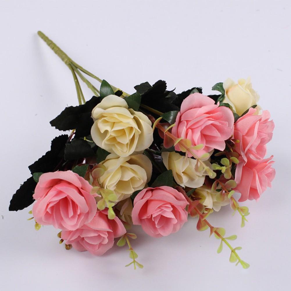 Hassle Elegance Maintenance Artificial Roses for Home Bedroom Hotel