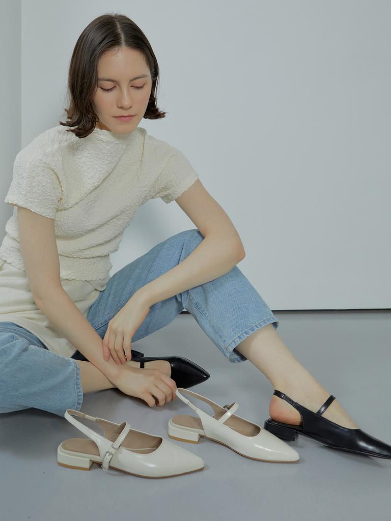 Byeuuns Bop24205 Forty Mary Jane Slingback / 2 Colors