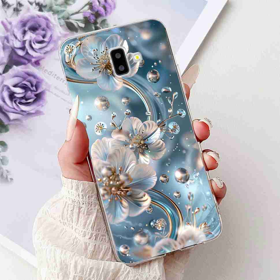 For Samsung Galaxy J6 Plus Case J610F J610G Popular Painted Phone Cover Soft Silicone Cases For Samsung J6 Plus GalaxyJ6+ Coque