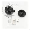 Steering Wheel Hub Adapter Kit Stable Adjuster with Hardware Reliable