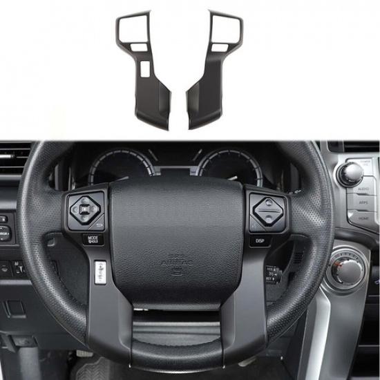 Flat Matte Plastic Steering Wheel Panel Cover Trim For 4Runner 2010+ /Tundra 14+