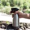 Puntos Kitchen Stainless Steel 500ml Oil Fuel Spray Bottle Injection Sprayer BBQ Tool