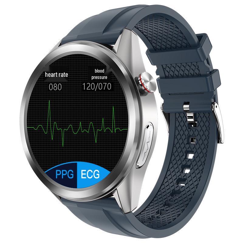 Smartwatch W10: Blood Pressure, Heart Rate, ECG, Blood Oxygen, Body Temperature, Sleep Tracking, Sports & Weather Features