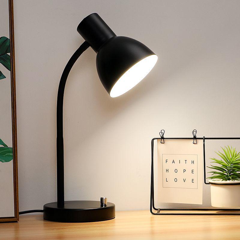 Eye-Safe LED Desk Lamp for Study, Dorm, and Office - Minimalist Metal Design