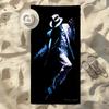 Moonwalk Dance Stylish Digital Printing Beach Towel Quick‑Drying Absorbent Blanket for Beach Pool Gym Travel C3134