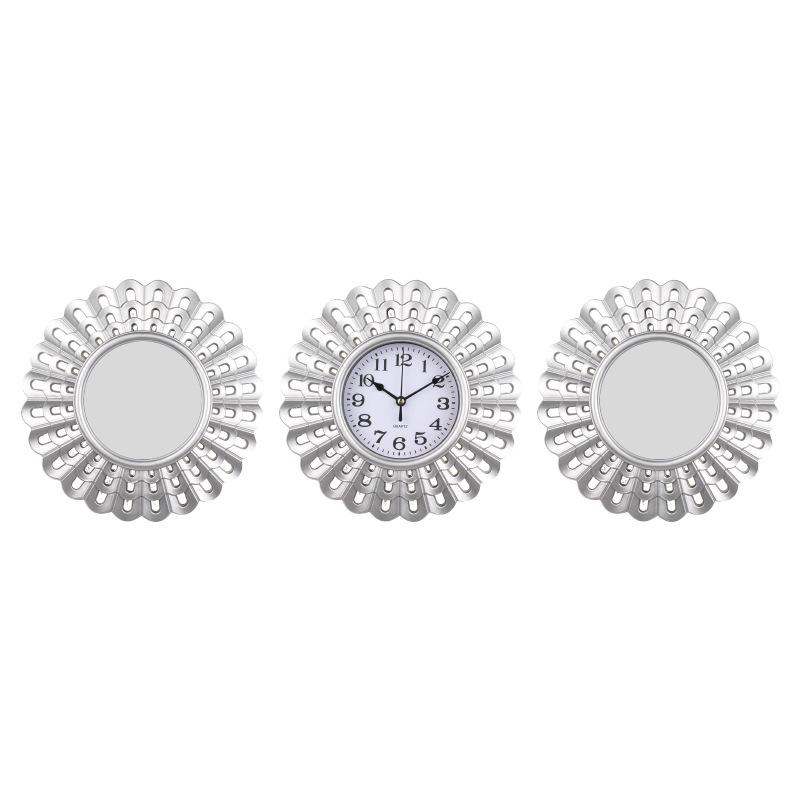 

Современные ретро настенные часы для украшения дома с четкими шрифтами, точные настенные часы с указанием времени в пути, трехмерные подвесные кварцевые часы с рамкой