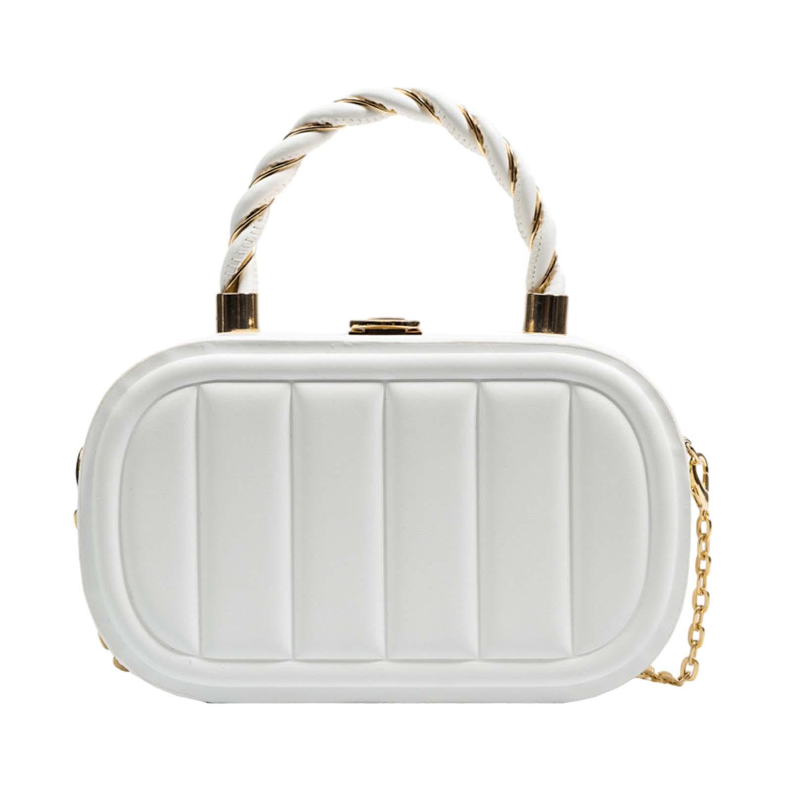 

Shoulder Bag Crossbody Bags for Women Clutch Purse Mini Handbag Formal Evening Clutch Bag Cross Body Bag Fashion Chain Box Bag белый