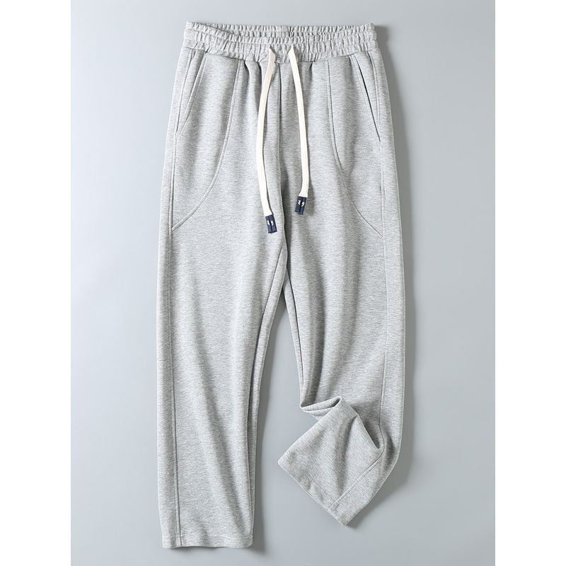 Original Export Surplus Comfortable Cotton Blend New Style Men's Loose Fit Versatile Straight-Leg Elastic Waist Sports Casual Sweatpants