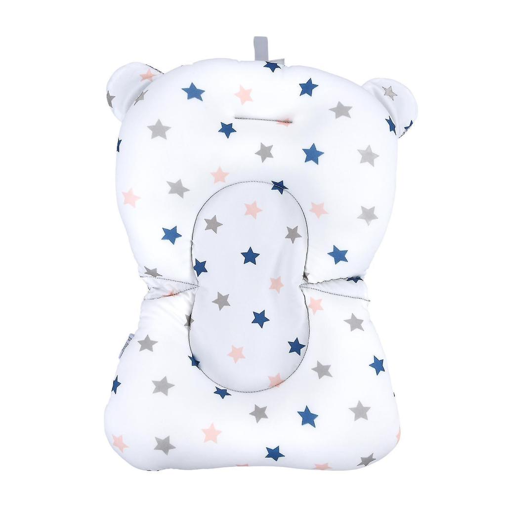 Baby Bathtub Mat Pad Cute Elegant Soft Breathable Newborn Infant Bath Support Floating Cushion Pillow