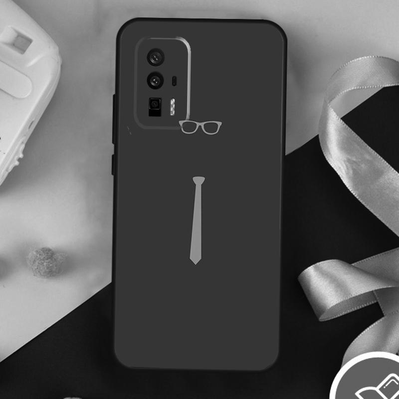 Suit and Tie Case For Xiaomi 11T 12T 13T 14T Pro Mi 15 13 14 Ultra POCO X7 Pro X3 X5 X6 F5 F6 F7 Cover