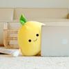 40cm Squishy Humanoid Fruit Plush Pillow Stuffed Yellow Grapefruit Orange Cute Cushion Back Support Plushie Decor Birthday Gift