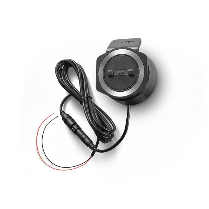 TOMTOM - Accessoire Pour RIDER SERIE 40/400 - Support Alimenté (sans Fixation) + Câble Pour Moto
