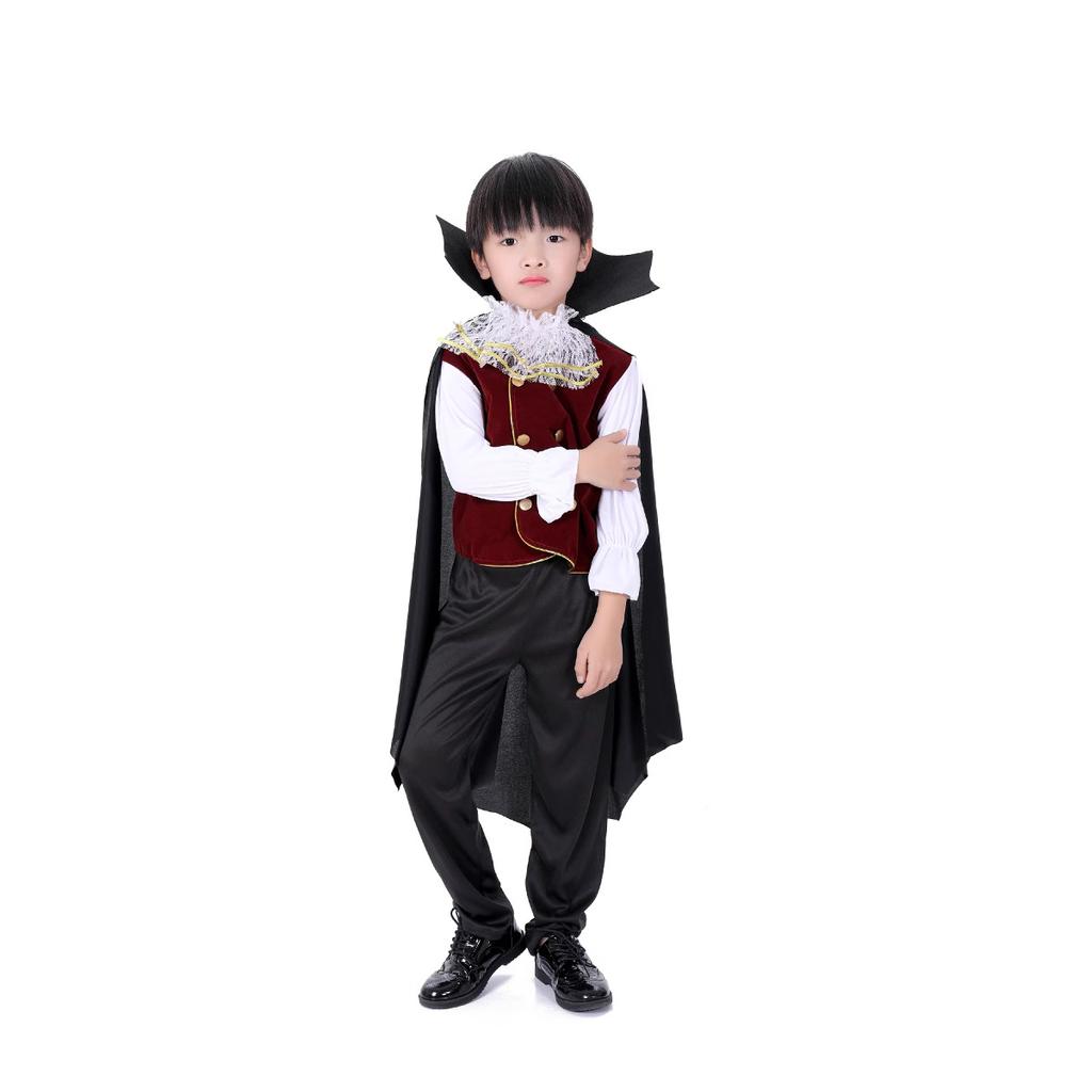 Halloween Children's Costume Horror Vampire Dark Vampire Prince Stage Costume
