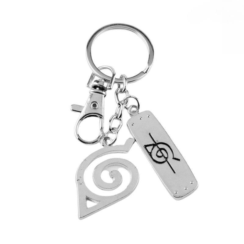 Cartoon Anime Keychain Sasuke Keyring Pendant Key Holder Souvenir Accessories