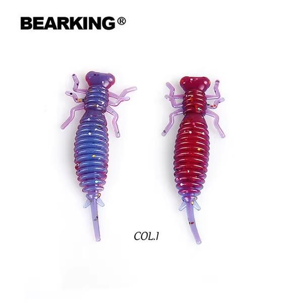 Bear King L16 Floating Soft Worm Lure: Attracts Big Bass, Perch, Asp, and More. Perfect for All-purpose Fishing.