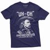 Men's US History Funny T-shirt Uh-oh George Armstrong Custer Little Bighorn Tee Unisex T-Shirt