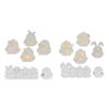 Eggs Shaped Silicone Mould for Epoxy Resin Jewelry Plate Candle Holder Home Storage Portable for Art Projects Supplies