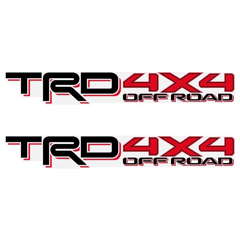Pickup Truck Sticker TRD4x4 Off-Road Sticker for Toyota Tacoma Tantu Body Modification Sticker 2-piece Set