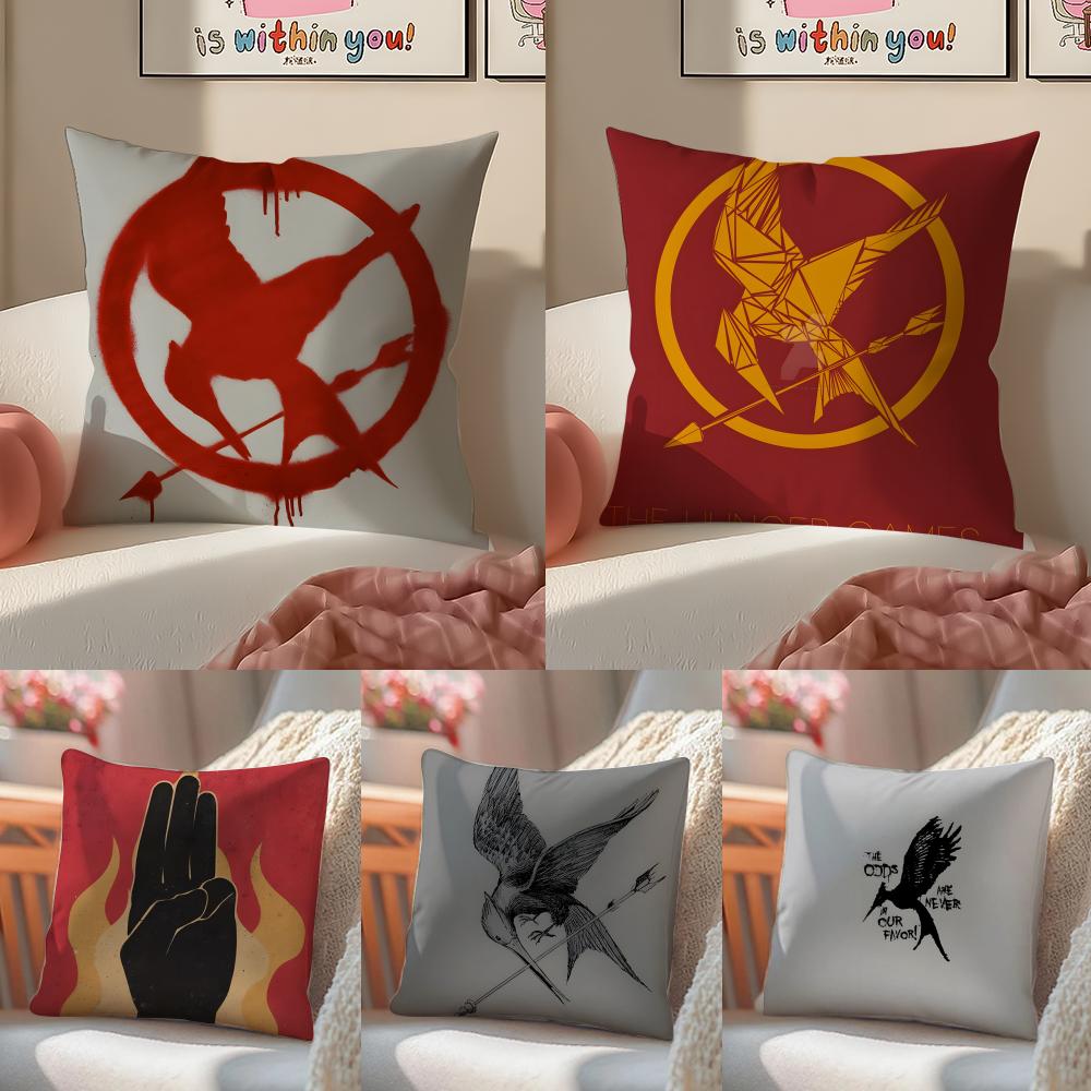 Die Tribute von Panem Kissenbezug Kissenhülle Kurzer Plüsch Versteckter Reißverschluss Raum Sofa Kissenbezug