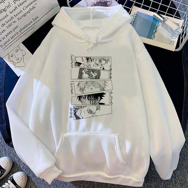 Jujutsu Kaisen Gojou Satoru Anime Hooded Hoodies