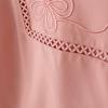 ZANZEA Women Casual V-Neck 3/4 Sleeve Loose Embroidery Blouse