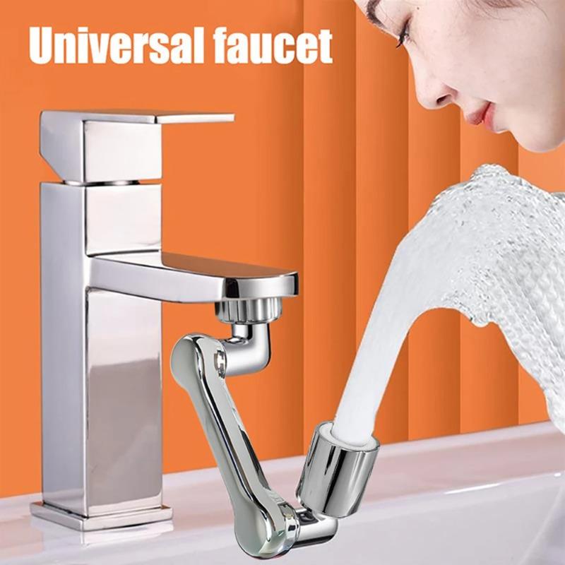 1080° Universal Rotation Faucet Extender Kitchen Robot Arm Extension Faucets Mixer Aerator Head Bubbler Water Tap Nozzle