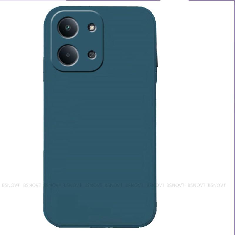 

Чехол-накладка для Redmi 15C Xiaomi Redmi 15C Capas Противоударный бампер для телефона Задняя крышка Жидкий силикон Квадратные чехлы Redmi 15C синий