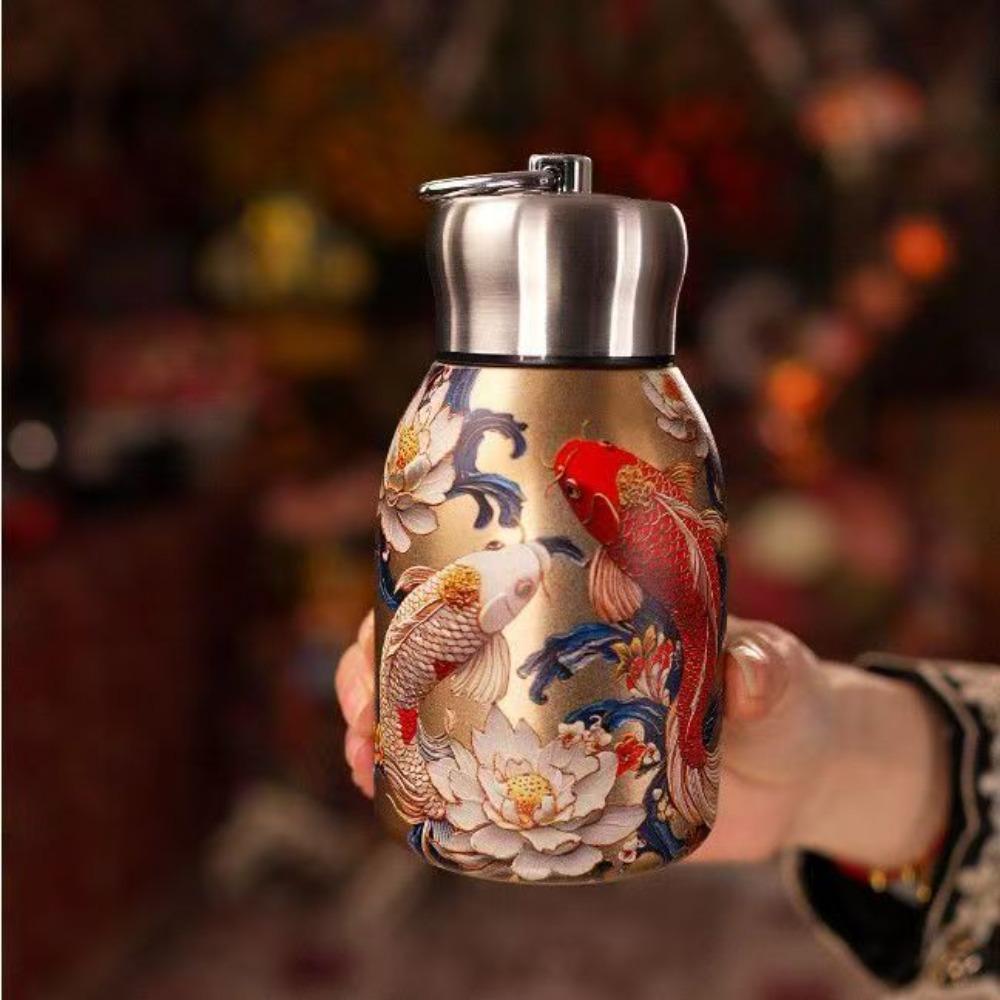 316 Stainless Steel Insulated Cup Leak Proof Portable Water Bottle Durable 300ml Slim Insulated Thermal Water Bottle